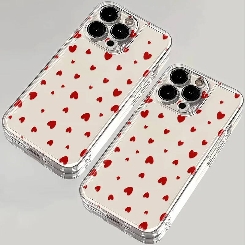 Luminous Love Case For iPhone 16 16E 15 11 12 13 14 Pro Max For iPhone XR XS Max 8 Plus Back Cover