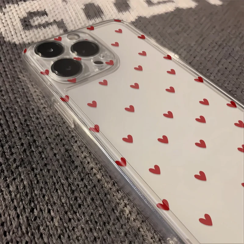 Luminous Love Case For iPhone 16 16E 15 11 12 13 14 Pro Max For iPhone XR XS Max 8 Plus Back Cover