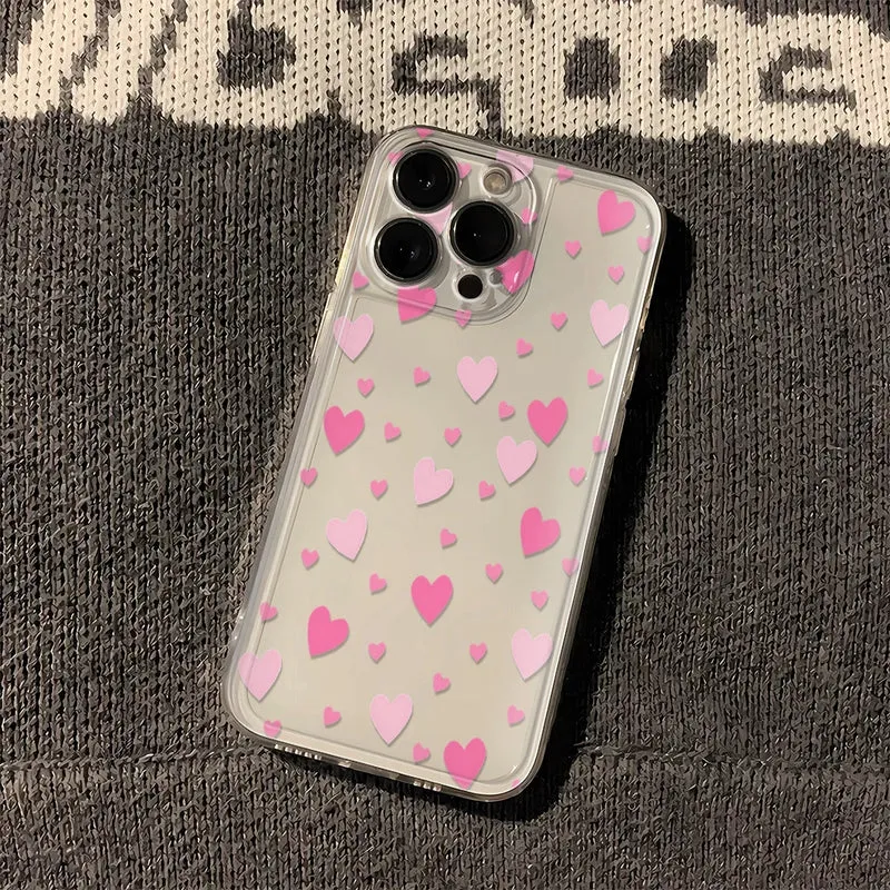 Luminous Love Case For iPhone 16 16E 15 11 12 13 14 Pro Max For iPhone XR XS Max 8 Plus Back Cover