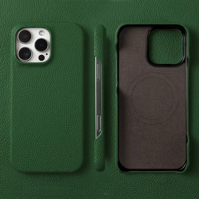 Premium Magnetic Genuine Leather Case For iphone 16 Pro Max 15 14 13 12 11 Wireless Charge Magnet Magsafe Cover Shockproof Coque