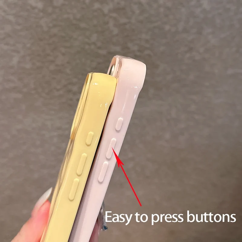 Luxury Soft Silicone For iPhone 11 12 13 14 15 16 17 Pro Max Plus Wave Fold Pattern Candy Bumper Back Cases Protective Cover