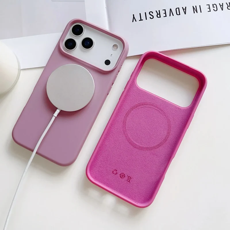 Original Liquid Silicone For Magsafe Magnetic Case For iPhone 17 Air 16E 16 15 14 Plus 13 12 Pro Max 11 Silky Smooth Soft Cover