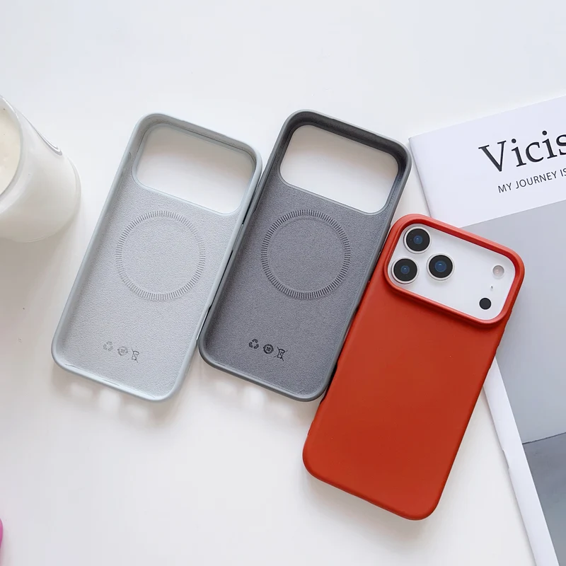 Original Liquid Silicone For Magsafe Magnetic Case For iPhone 17 Air 16E 16 15 14 Plus 13 12 Pro Max 11 Silky Smooth Soft Cover