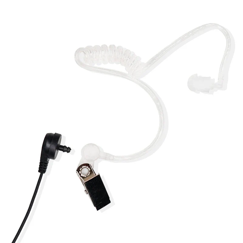 2 Pin PTT MIC Headset Covert Acoustic Tube In-ear Earpiece For Kenwood TYT Baofeng UV-5R BF-888S CB Two Way Radio Accessories