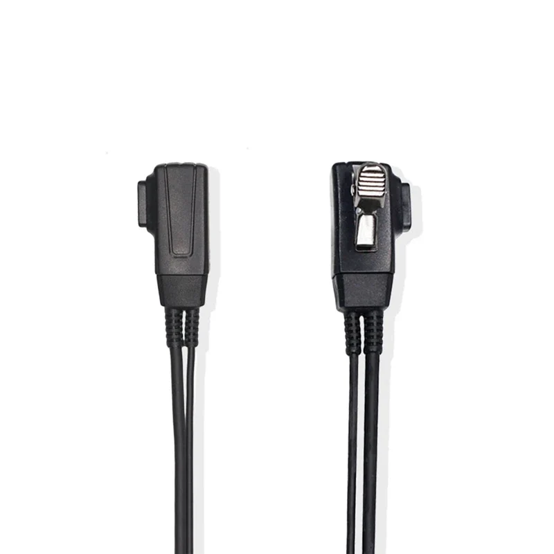 2 Pin PTT MIC Headset Covert Acoustic Tube In-ear Earpiece For Kenwood TYT Baofeng UV-5R BF-888S CB Two Way Radio Accessories