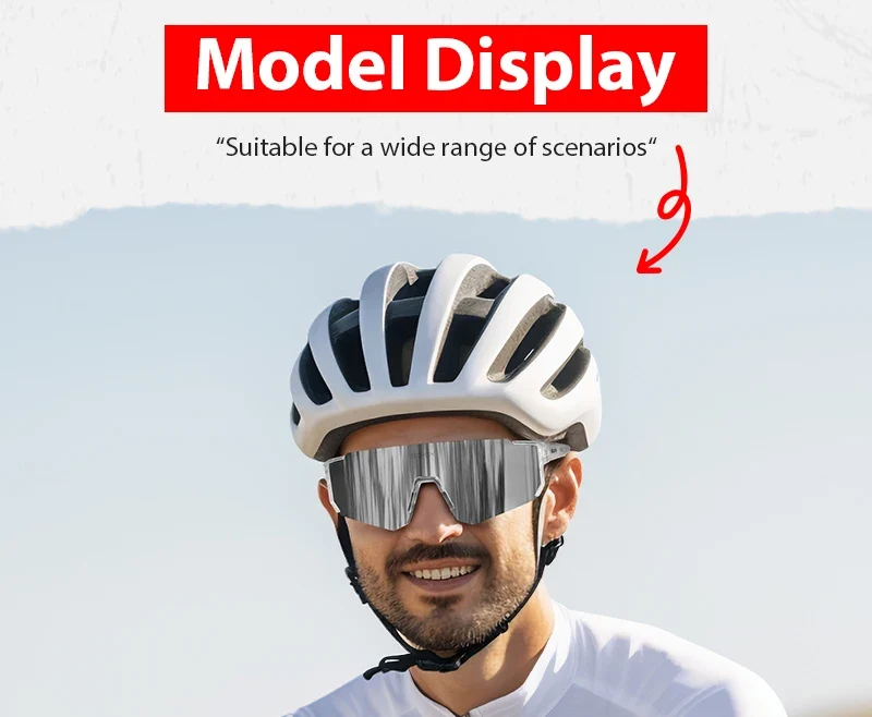 SCVCN new Outdoor Cycling Sunglasses Men MTB Bike Glasses Sports Mountain Climbing fishing Women Bicycle Cycling UV400 Goggles