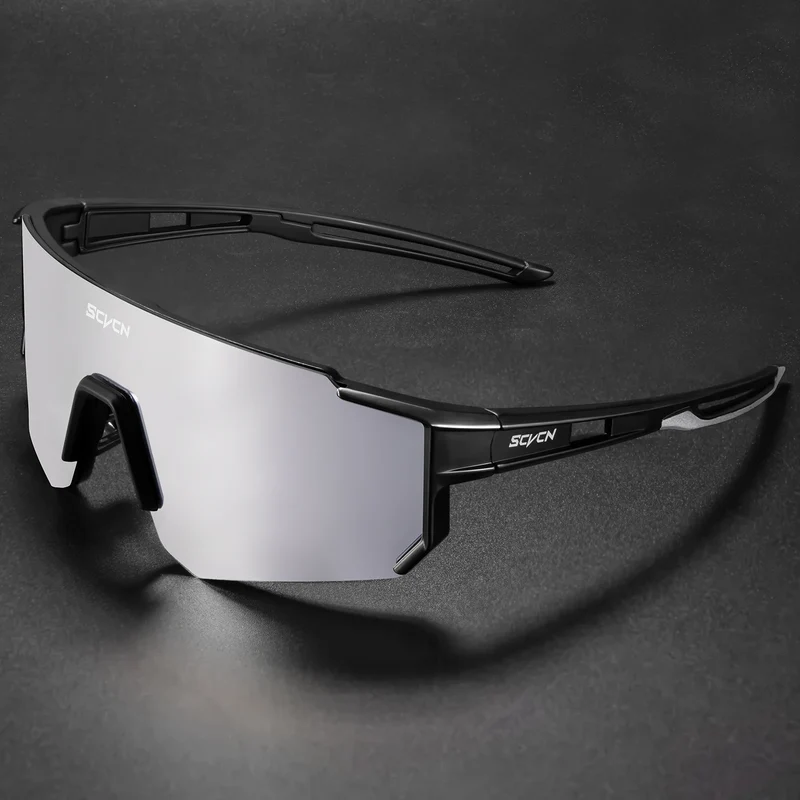 SCVCN new Outdoor Cycling Sunglasses Men MTB Bike Glasses Sports Mountain Climbing fishing Women Bicycle Cycling UV400 Goggles
