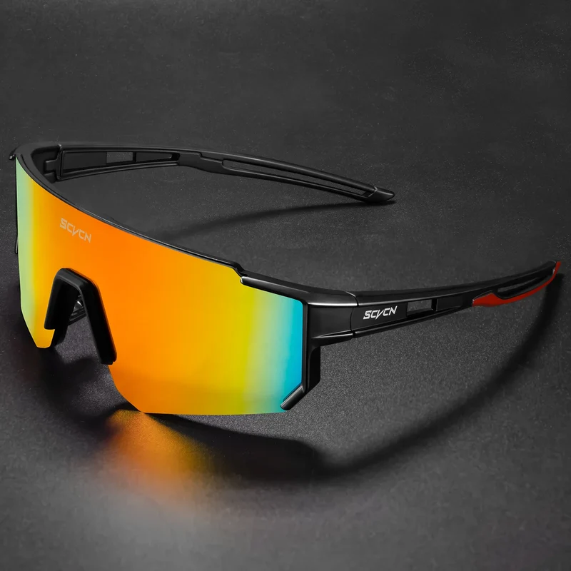 SCVCN new Outdoor Cycling Sunglasses Men MTB Bike Glasses Sports Mountain Climbing fishing Women Bicycle Cycling UV400 Goggles