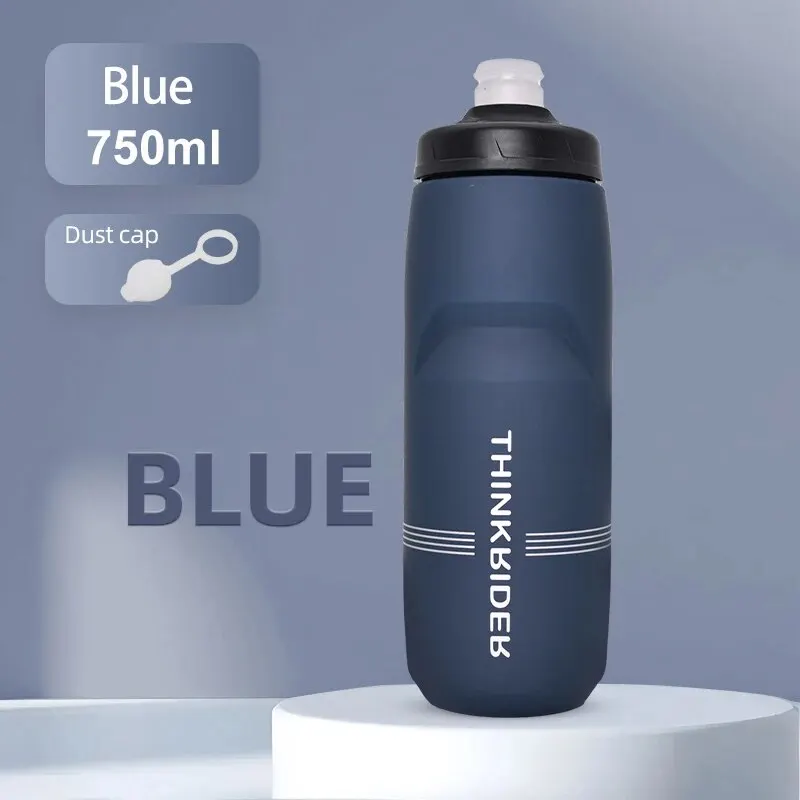 ThinkRider 620ml/750ml Bicycle Bottle MTB Road Bike Water Bottle Outdoor Sports Plastic Portable Large Capacity Drink Cycling