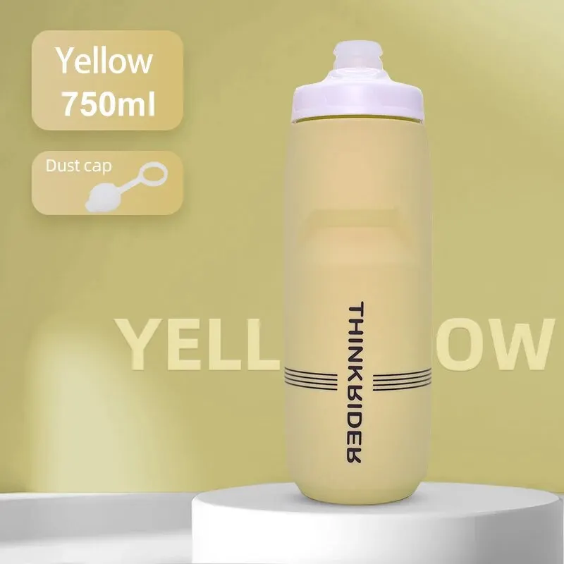 ThinkRider 620ml/750ml Bicycle Bottle MTB Road Bike Water Bottle Outdoor Sports Plastic Portable Large Capacity Drink Cycling