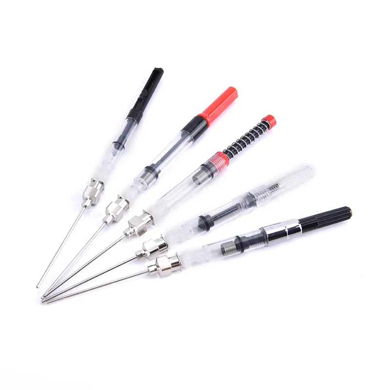 1/ 3 Pcs Fountain Pen Ink Syringe Filler Needle Tip Spring Converter Office Supplies Office School Stationery