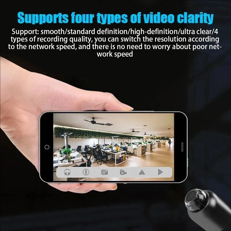 1080P HD Mini Camera WiFi Wireless HD Night Vision Camera Home X5 Remote Camera Kids Pet Safety Monitoring