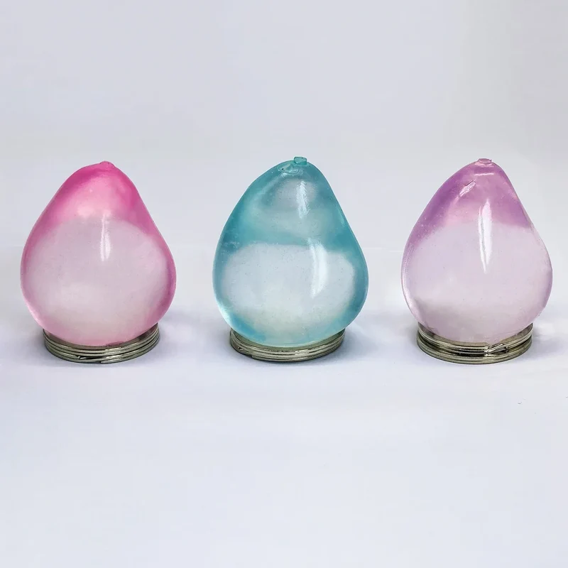 Creative popsicle shape decompression toy color gradual change extrusion decompression slow rebound practical mini toy