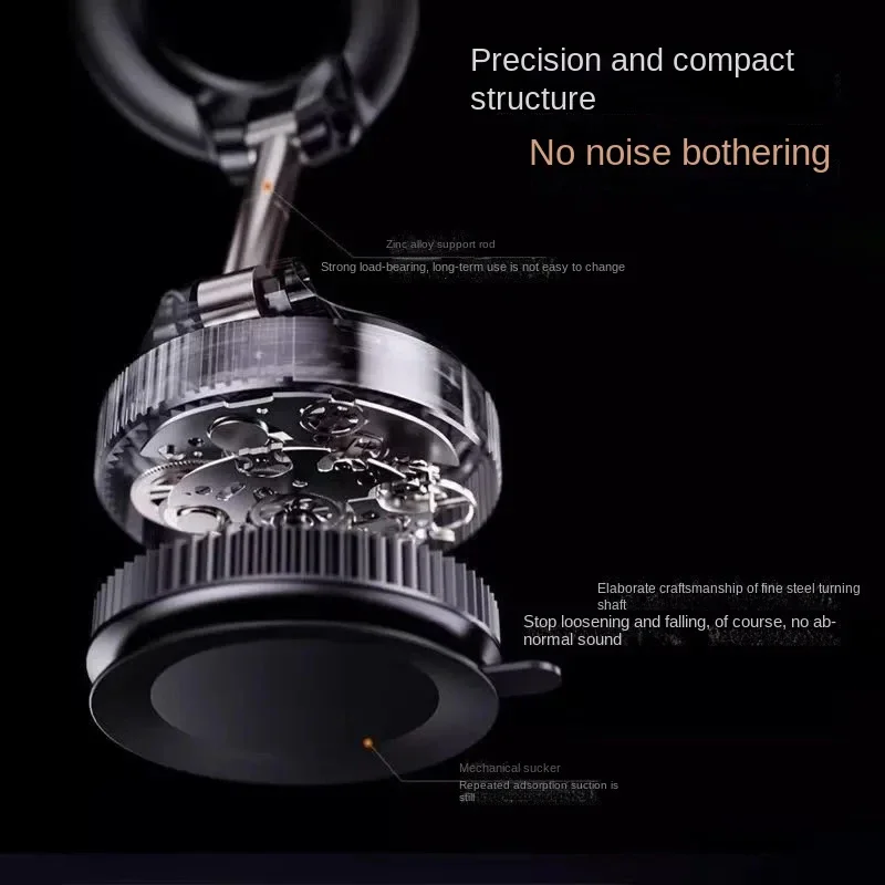 New Foldable Vacuum Adsorption Magnetic Car Phone Holder 2025 Suction Cup Dedicated Navigation Phone Holder