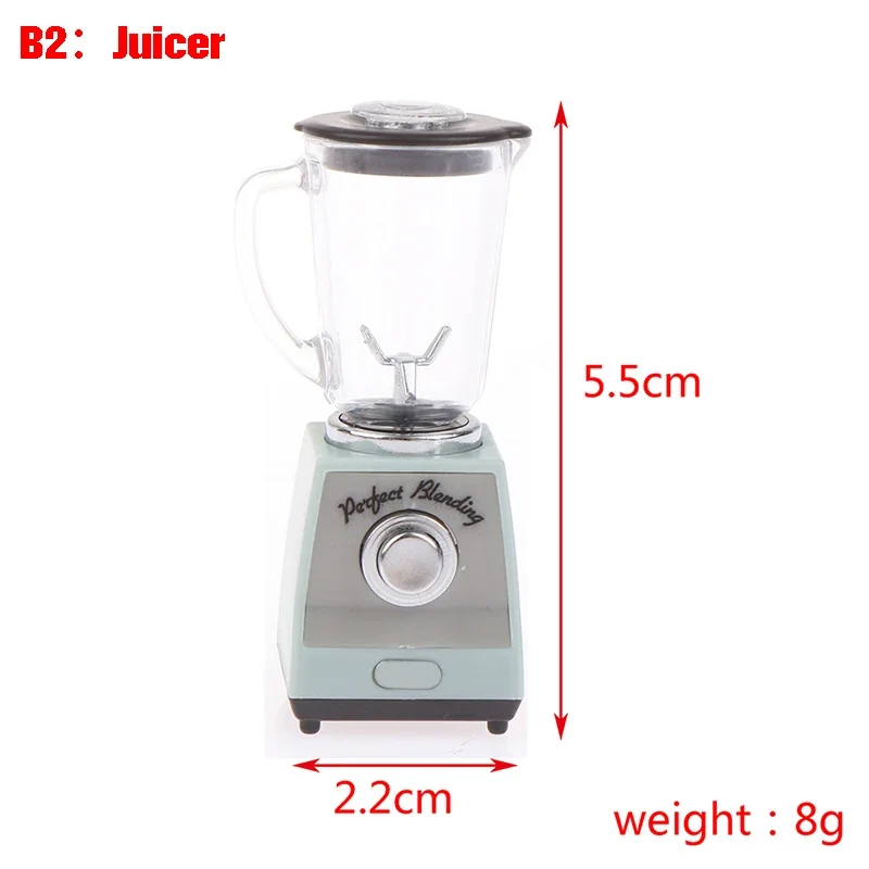 1PC Dollhouse 1/12 Scale Mini Bread Machine Miniature Kitchen Access Toaster Home Decoration Spoon Shovel Cookware Model