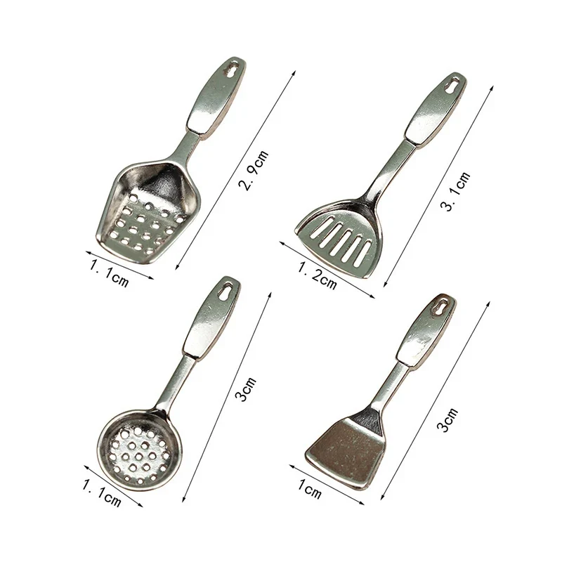 1PC Dollhouse 1/12 Scale Mini Bread Machine Miniature Kitchen Access Toaster Home Decoration Spoon Shovel Cookware Model