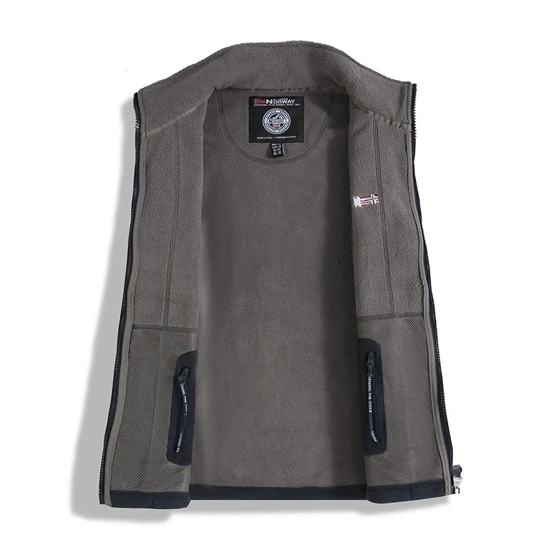new men's fleece with fleece thickened warm windproof outdoor casual storm jacket fashion men's coat