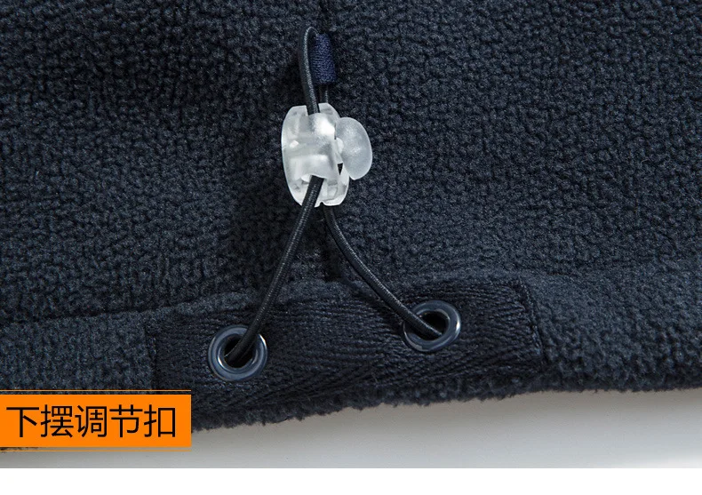 new men's fleece with fleece thickened warm windproof outdoor casual storm jacket fashion men's coat