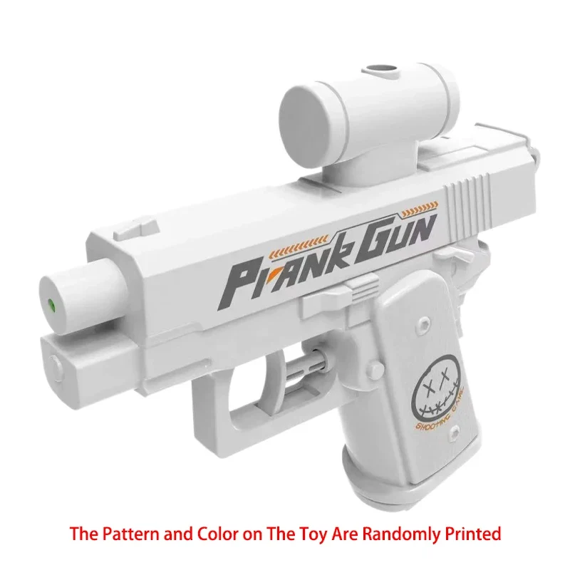 Two-Way Reverse Water Gun Prank Toys Mini Portable Squirt Gun for Kids Adults Summer Pool Beach Water Fight Stress Relief Gifts