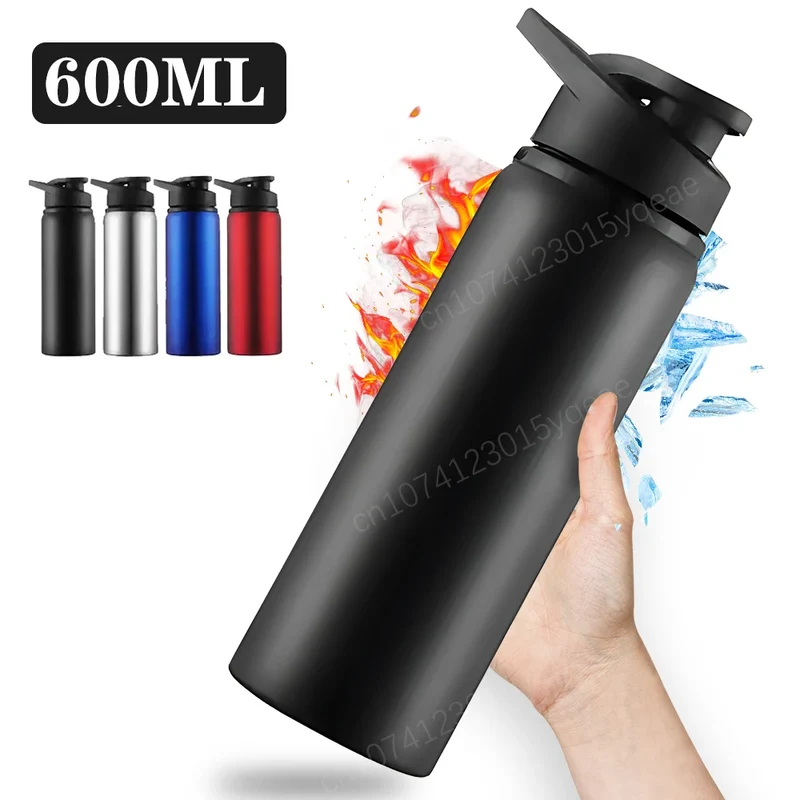 Metal Portable Water Bottle Leakproof Reusable Outdoor Sports Cup for Cycling Hiking Gym Halloween Gift Christmas Gift Travel