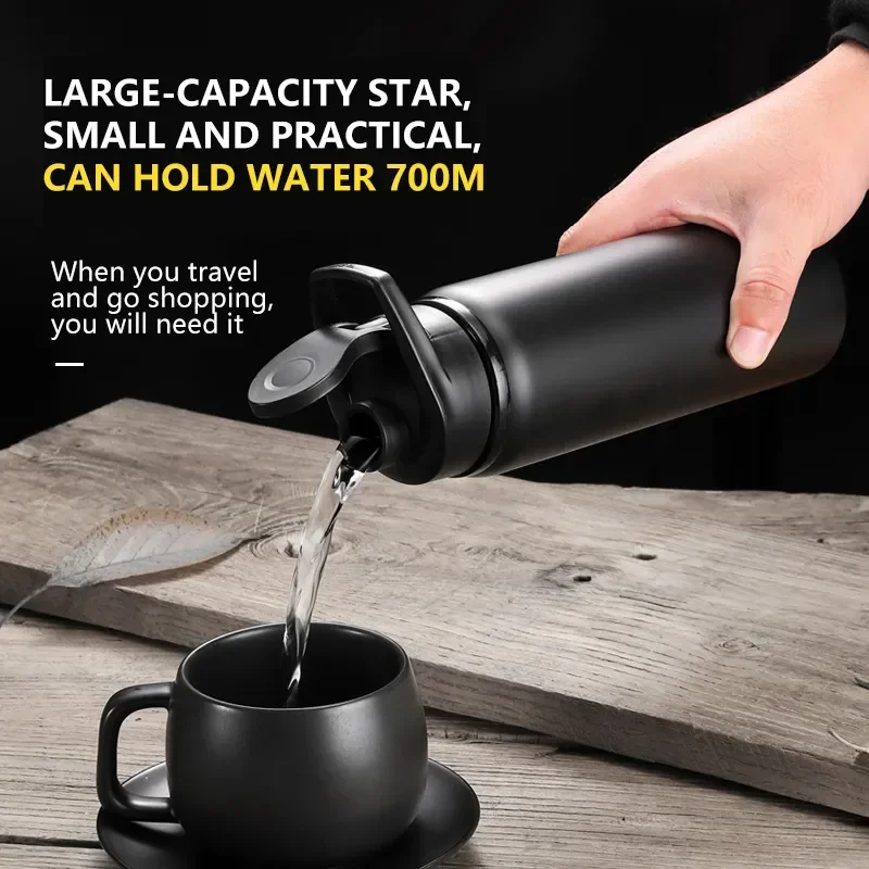 Metal Portable Water Bottle Leakproof Reusable Outdoor Sports Cup for Cycling Hiking Gym Halloween Gift Christmas Gift Travel