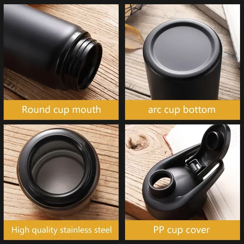 Metal Portable Water Bottle Leakproof Reusable Outdoor Sports Cup for Cycling Hiking Gym Halloween Gift Christmas Gift Travel