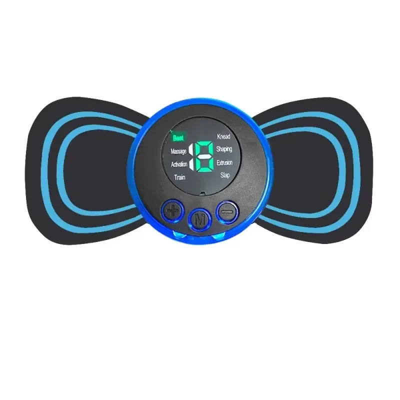 Electric Muscle Massager Set EMS Neck Massage Machine with8 Modes And 19 Strength Levels Portable Vibrating Treatment Instrument
