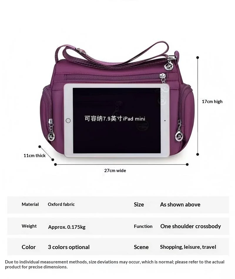 Homefish Women Bag oxford Waterproof Messenger Bags For Lady Crossbody Shoulder Bag Casual Handbags High Quality Multifunctional
