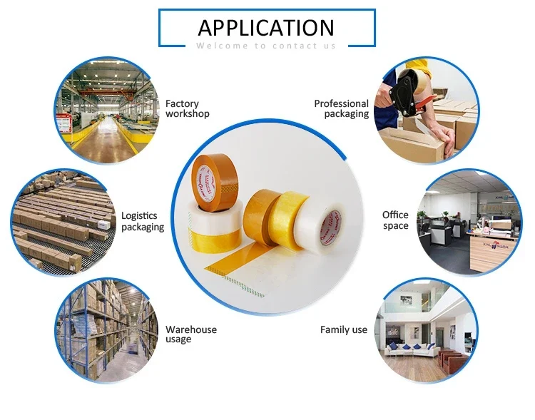 Durex 48mm 500mt Clear BOPP Tape Single Sided Acrylic Adhesive for Carton Sealing OPP Packing
