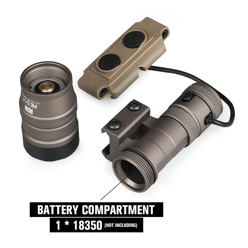 2023 New HOT Waterproof Shockproof Dustproof 1000 Lumens LED Light Tactical Flashlight HK15-0155