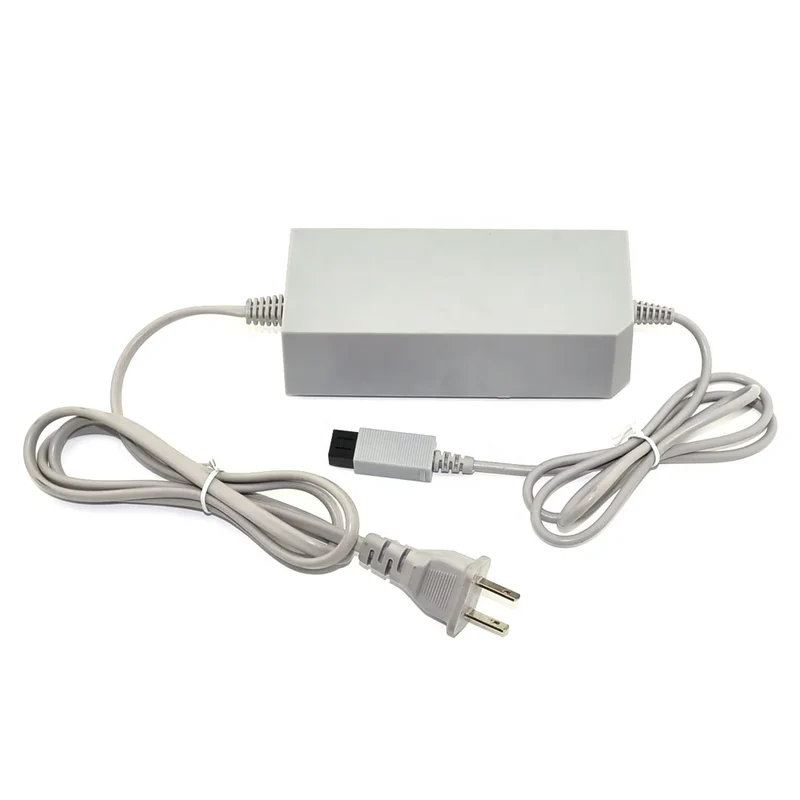 100-240V DC 12V 3.7A Home Wall Power Supply AC Charger Adapter Cable for Wii Console