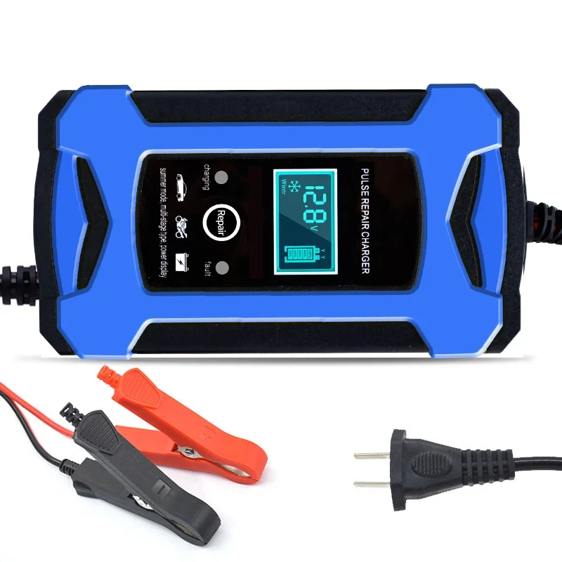 Latest Trending 12V 6A Automatic Smart Electric Battery Charger for Motorcycles and Cars-Dropshipping Product