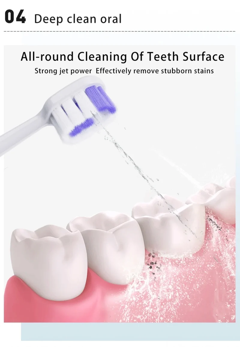 Shenzhen Factory New Arrival Portable Dental Professional Floss Toothbrush Rechargeable Water Flosser Teeth Whitening