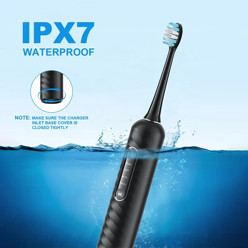3-in-1 Sonic Electric Toothbrush Water Flosser 38K VPM 4 Cleaning Modes Teeth Whitening Gum Care IPX7 Medium Tartar Removal