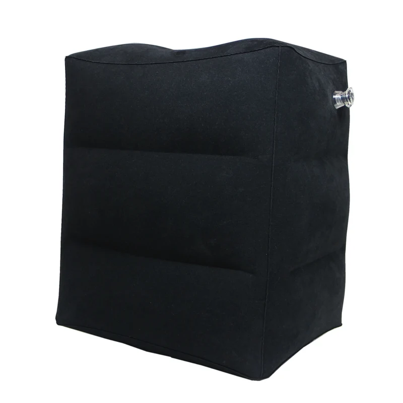 3 1 One Valve EJOY EP-03 Airplane Travel Leg Rest Inflatable Footrest Pillow Removable Washable Cover PVC+Flocking Material