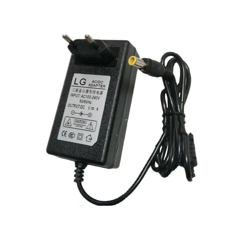 Hot Sell Computer Power Supply AC Adapter Charger for LG Monitor 19V 2.1A 1.7A 1.6A 1.3A 1.2A 6.5*4.4mm