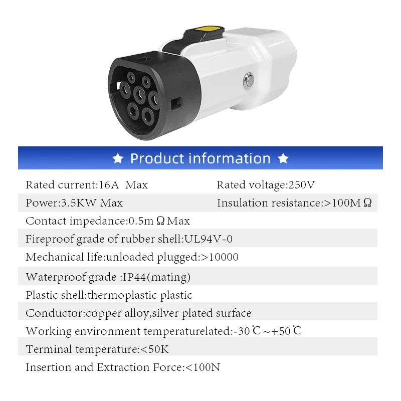 Distributors Wanted Suppliers Ev Products China 3.5kw 16A Portable EV Charger Type2 Charging Pile GBT Car V2L 240V Qiaoyi IP55