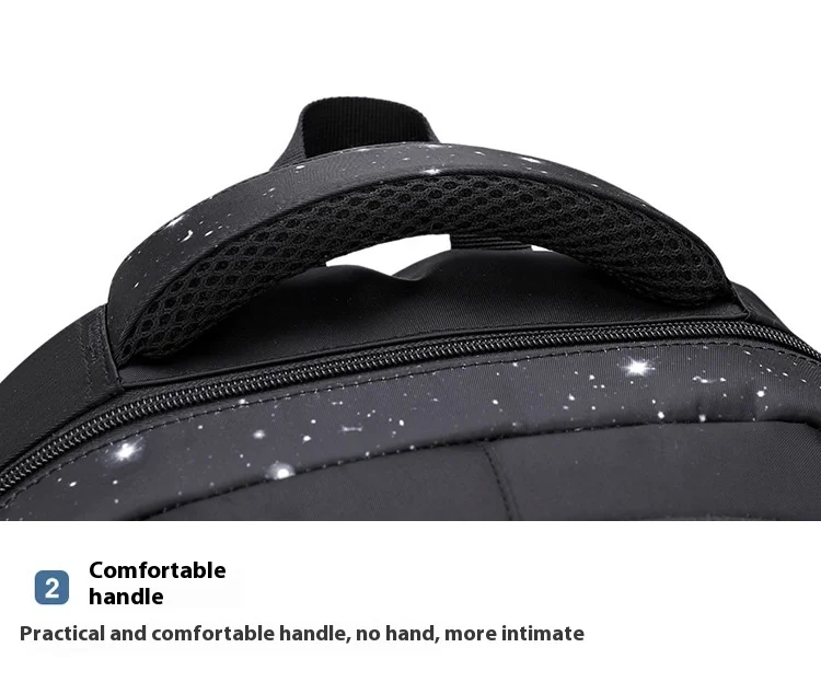 Japanese Korean Student Backpack Large Capacity Multi-Layer Breathable Design Waterproof Stylish Trolley for Stair Climbing