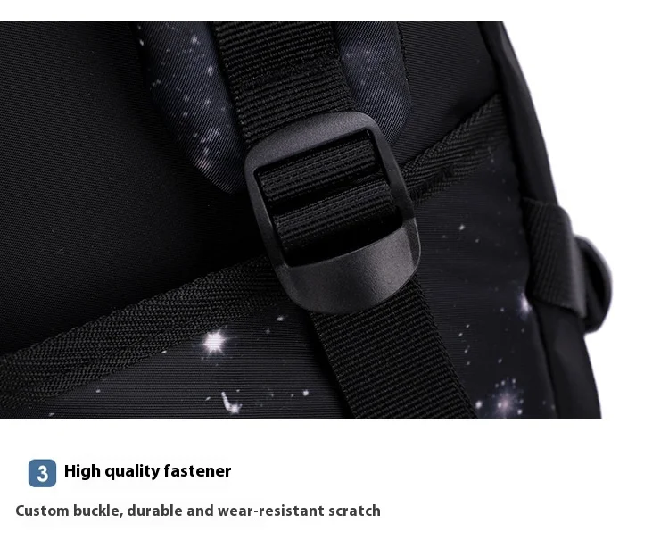 Japanese Korean Student Backpack Large Capacity Multi-Layer Breathable Design Waterproof Stylish Trolley for Stair Climbing
