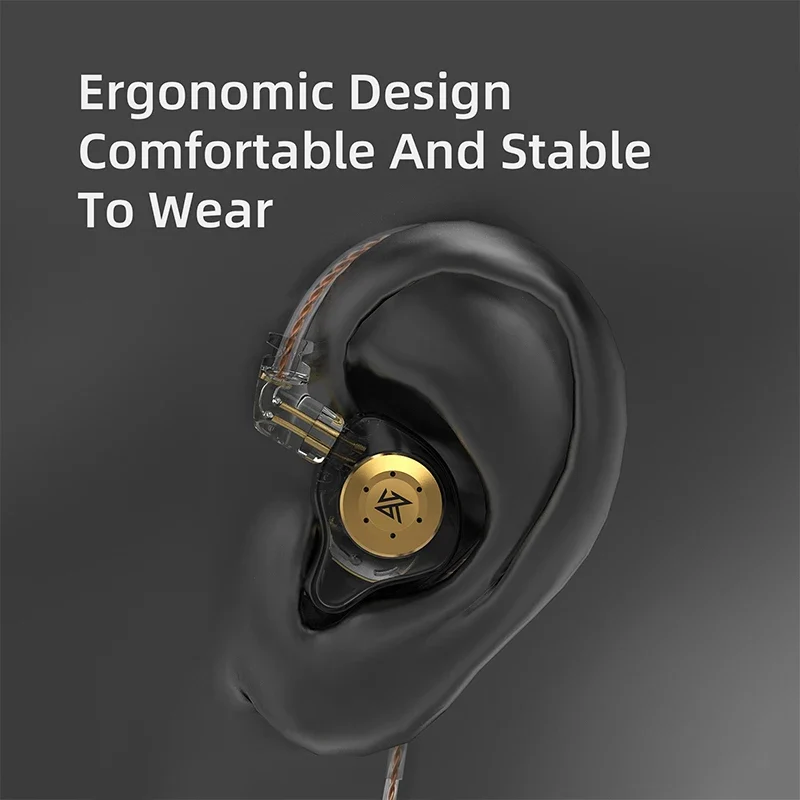 KZ EDX PRO 1DD In-Ear Wired Headphones HIFI Monitor Music Earplugs Stage Mobile Phone 3.5MM DJ Headphones Stereo