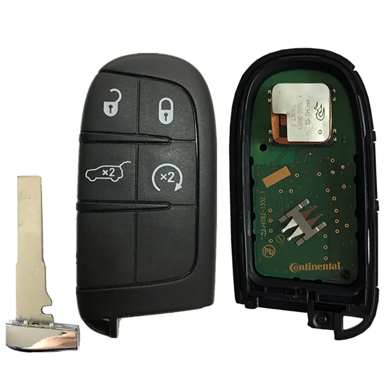 Original 2-Button Smart Keyless Remote Key for Jeep Compass M3N-40821302 433mhz PCF7953M 4A Chip Vehicle Key