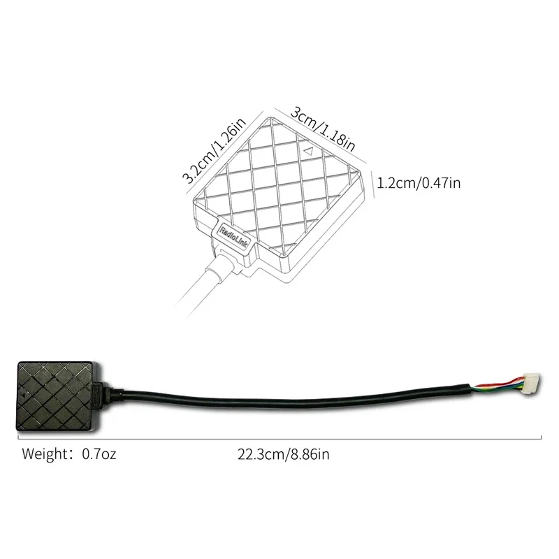 Radiolink TS100 V2 Mini M10N M8N GPS for Crossflight Mini Pix Pixhawk F4 Flight Controller Quadcopter Helicopter Airplane Drones