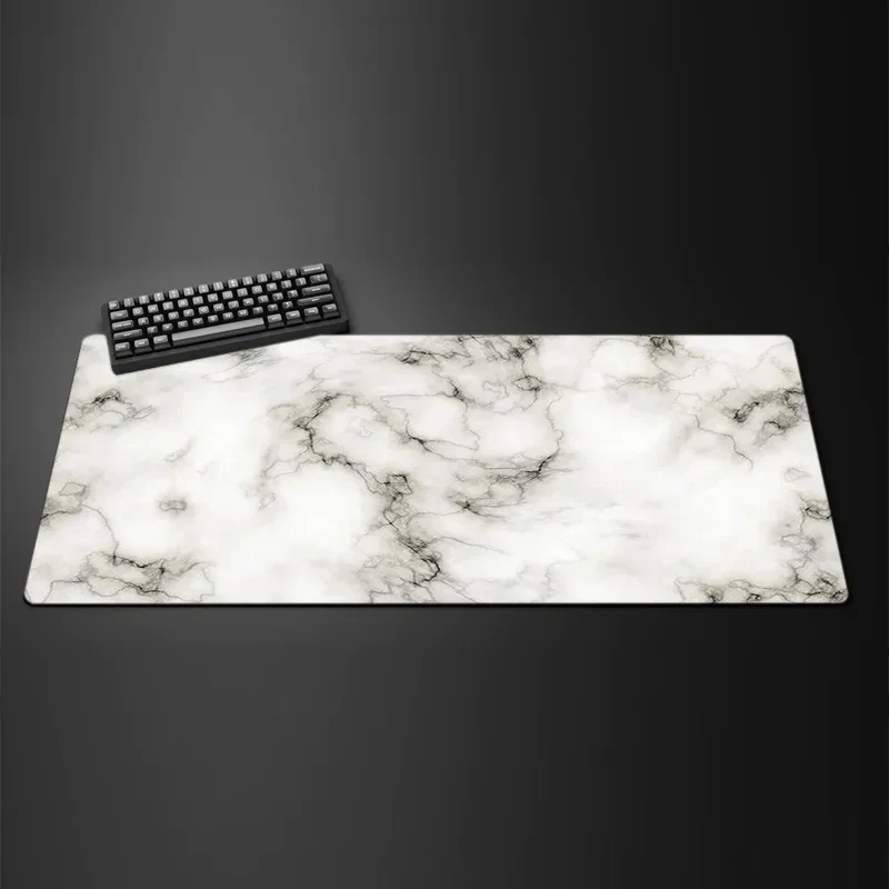 Marble Texture Mouse Pad New Large Computer Office Game Table Mats XXL 90x40 Rubber Anti-slip Gaming Keyboard Mat Long Desk Pads