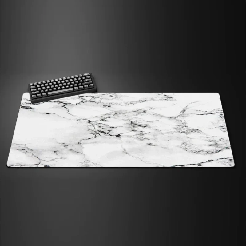 Marble Texture Mouse Pad New Large Computer Office Game Table Mats XXL 90x40 Rubber Anti-slip Gaming Keyboard Mat Long Desk Pads