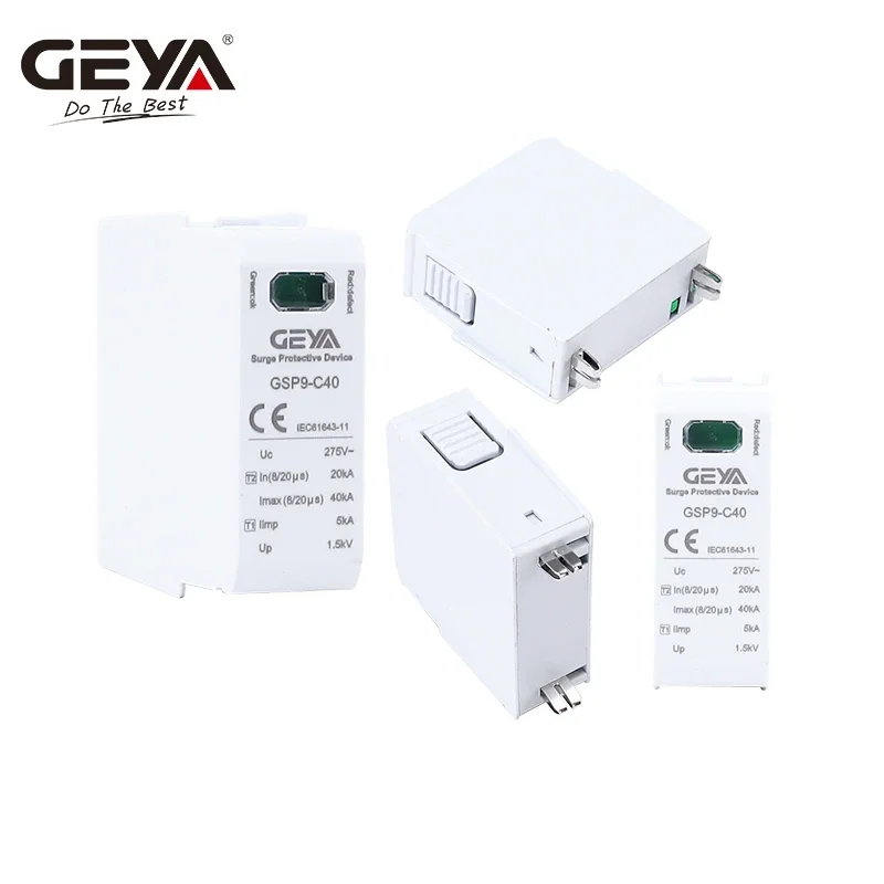 GEYA GSP9 Surge Protector Replacement Core for AC DC SPD 275V 385V 400V 440V 600V 1000V 1500V SPD Bridge