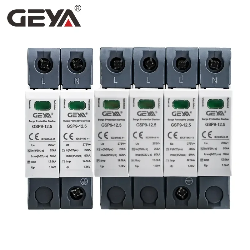 GEYA GSP9 Surge Protector Replacement Core for AC DC SPD 275V 385V 400V 440V 600V 1000V 1500V SPD Bridge
