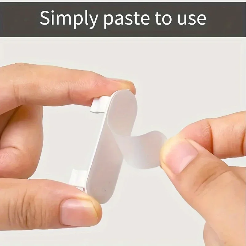 20/50pcs Adjustable Cable Management Clips Adhesive Sticky Wire Clips Cord Holder For TV PC Cable Under Desk Wall Home Office