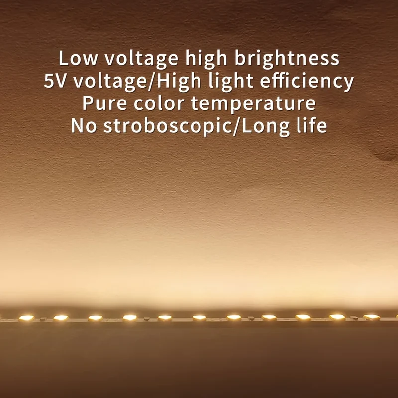 LED Strip Light with Touch Switch USB 2835SMD LED Light Stylish Tape Ribbon Flexible Decorative Lighting Bedroom Decorations