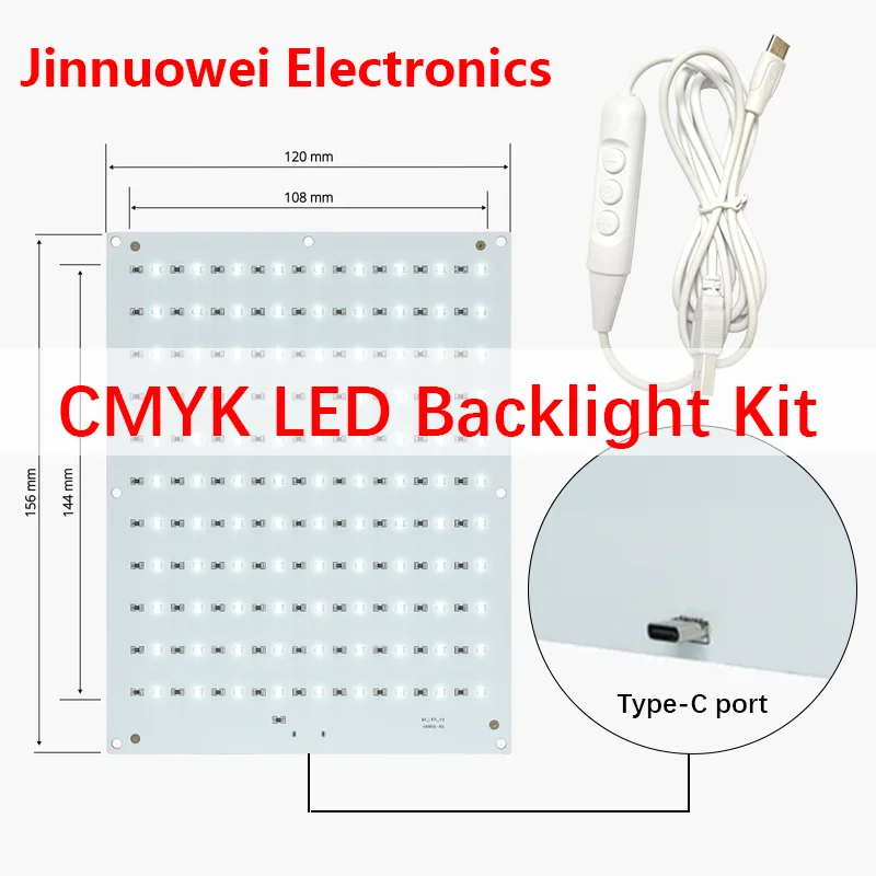 For Bambu Lab Lithophane Led Panel CMYK LED Backlight Board PLA Basic CMYK Lithophane Bundle 3D Print Lithophane Photo DIY