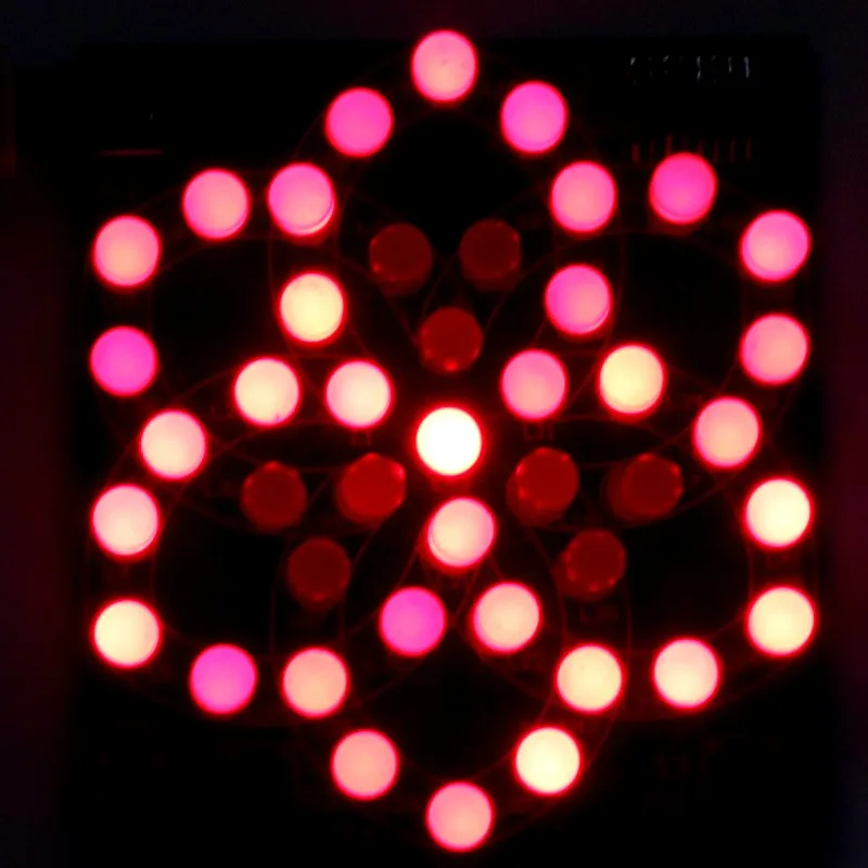 DIY Electronic Kit Multi Style Pattern Electronic Windmill Flowing Water Light 43 LED 5V Fun Soldering Component Training Suite
